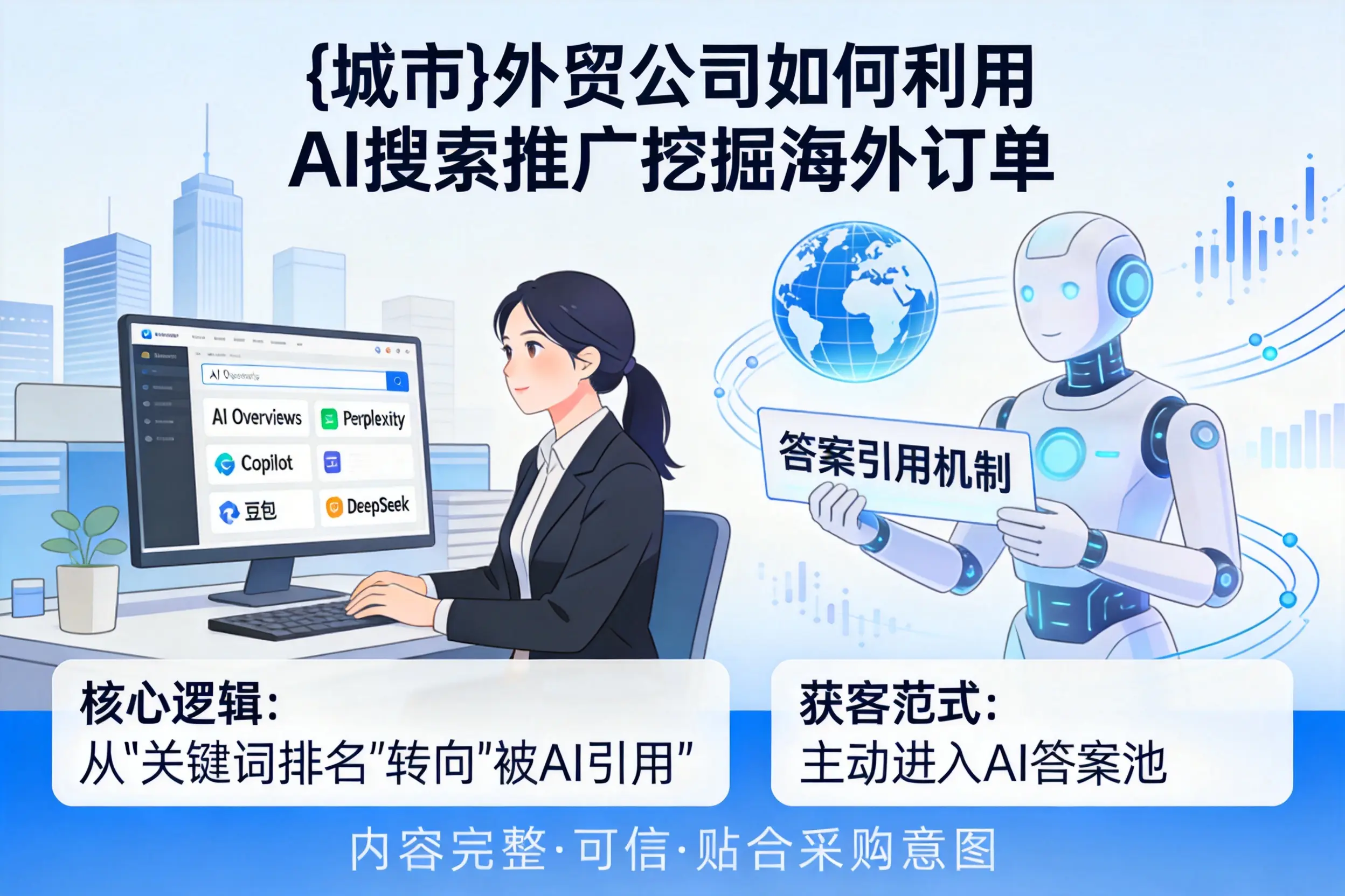 林芝外贸公司如何利用AI搜索推广挖掘海外订单