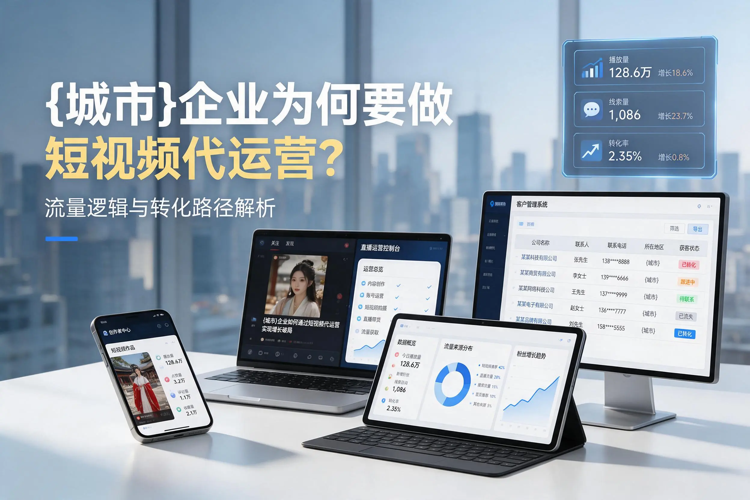 林芝企业为何要做短视频代运营？流量逻辑与转化路径解析
