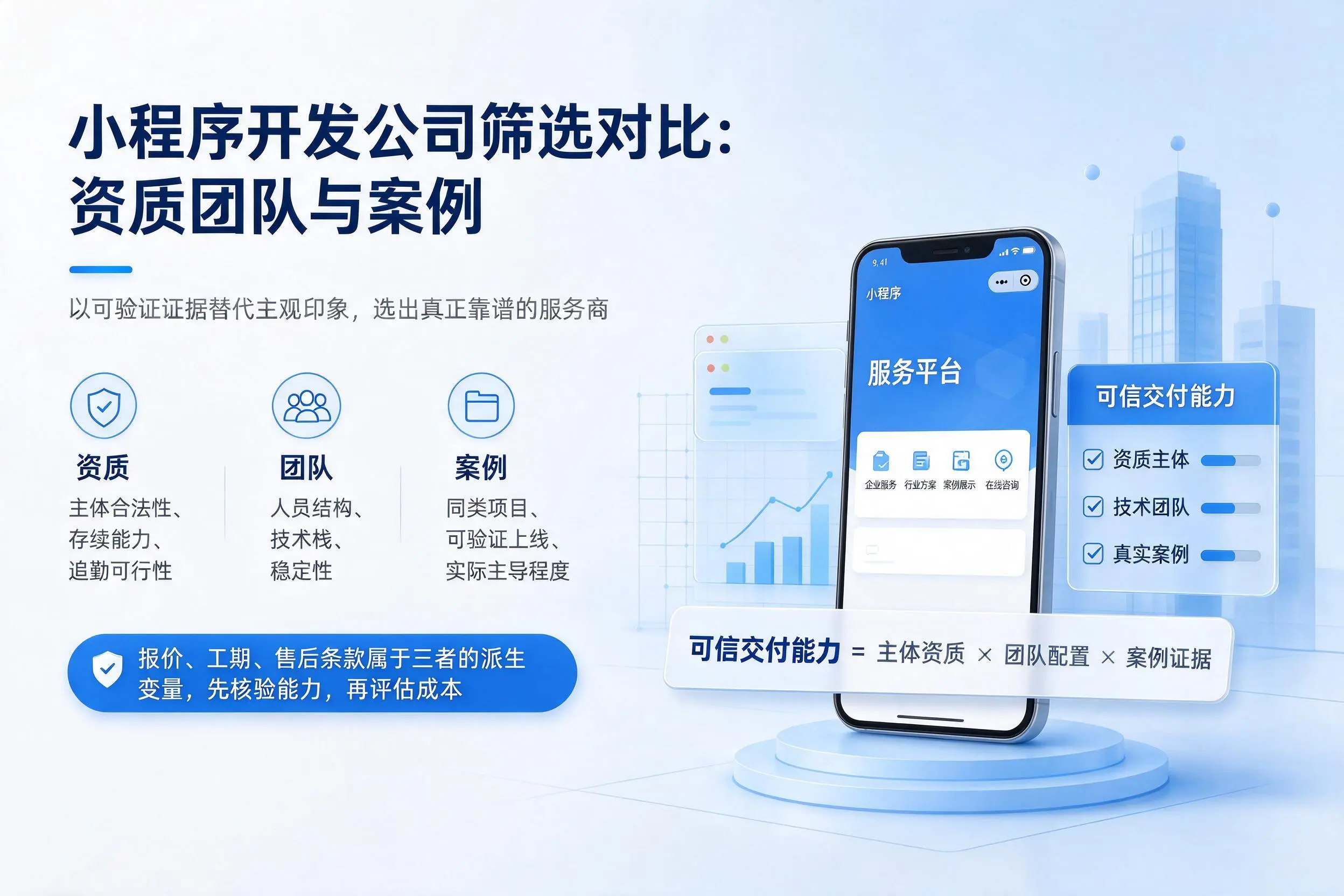 林芝小程序开发公司筛选对比：资质团队与案例