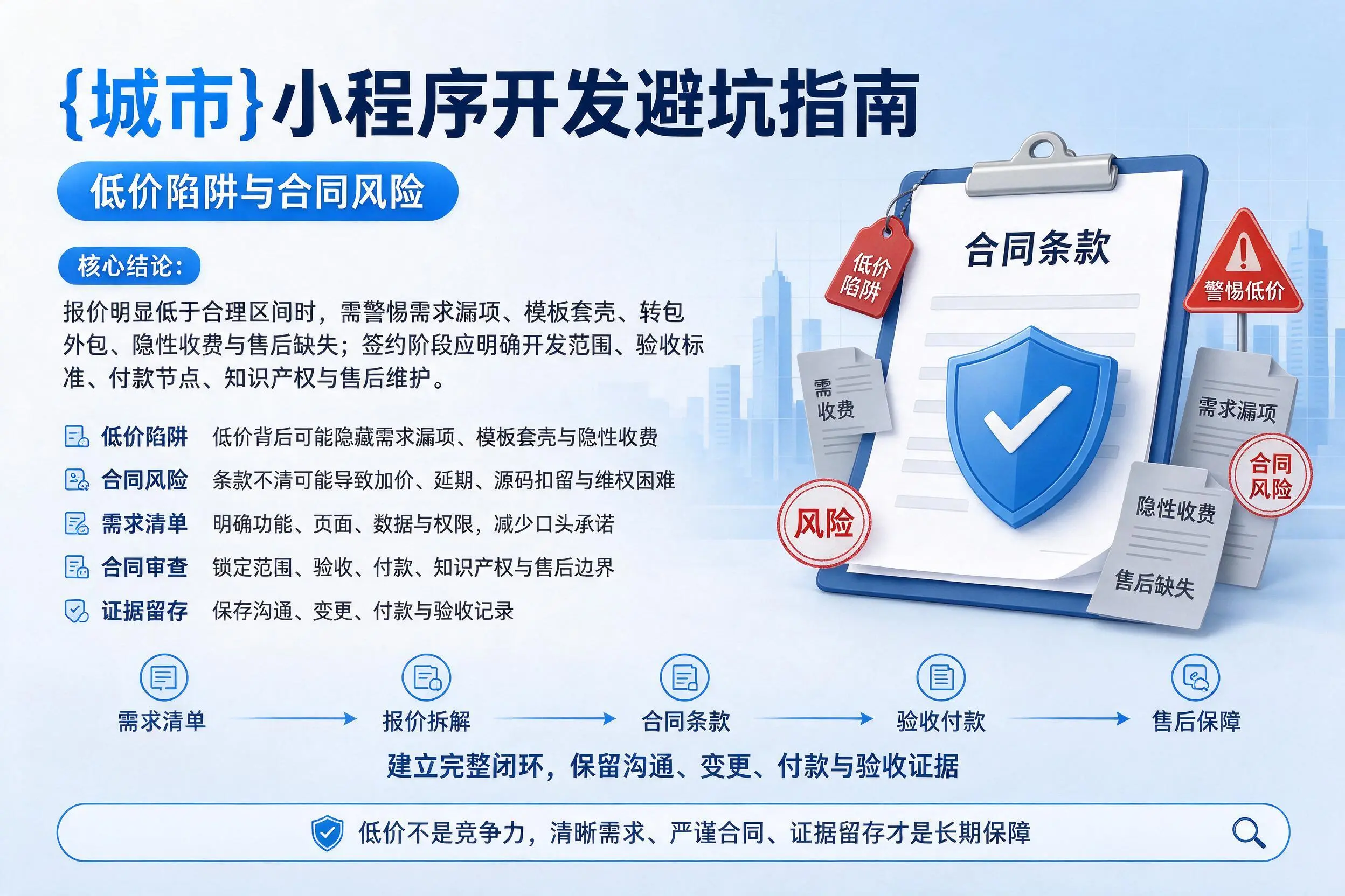 林芝小程序开发避坑指南：低价陷阱与合同风险