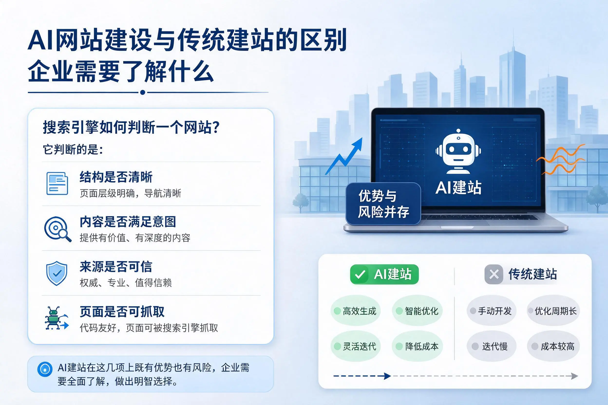 AI网站建设与传统建站的区别，林芝企业需要了解什么