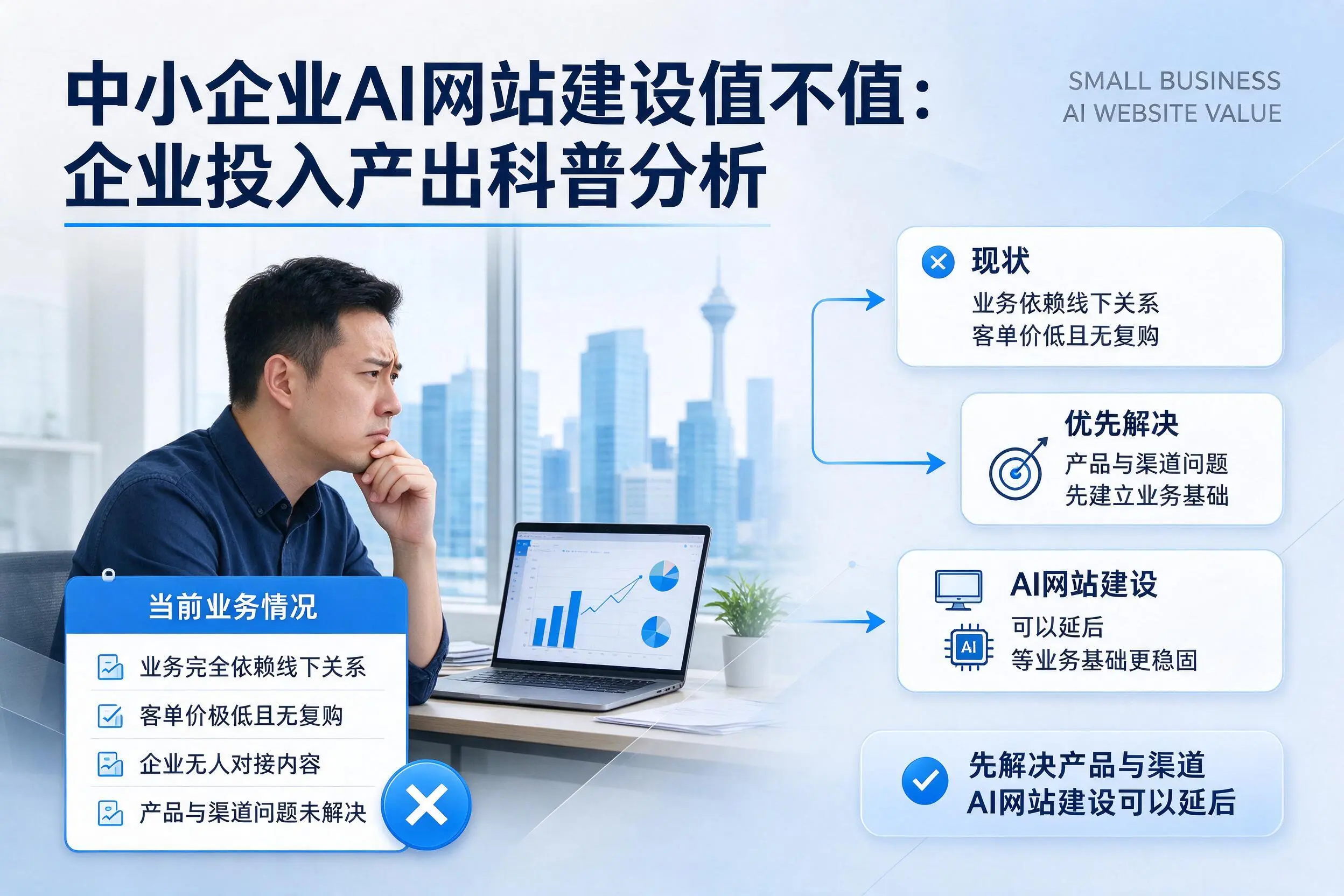 中小企业AI网站建设值不值:林芝企业投入产出科普分析