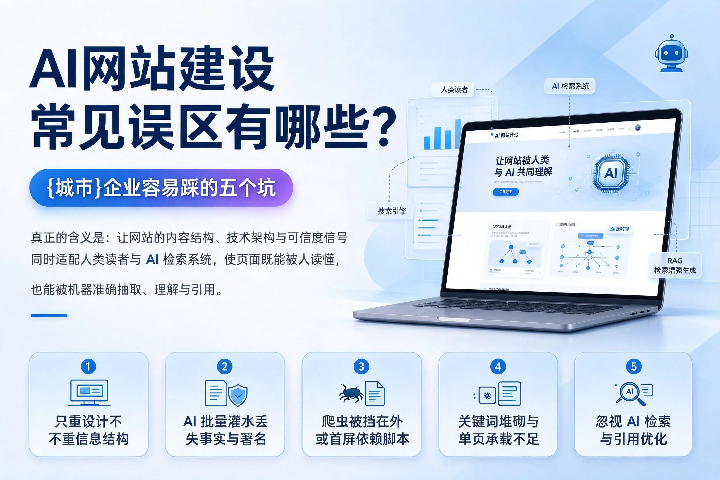 AI网站建设常见误区有哪些?林芝企业容易踩的五个坑