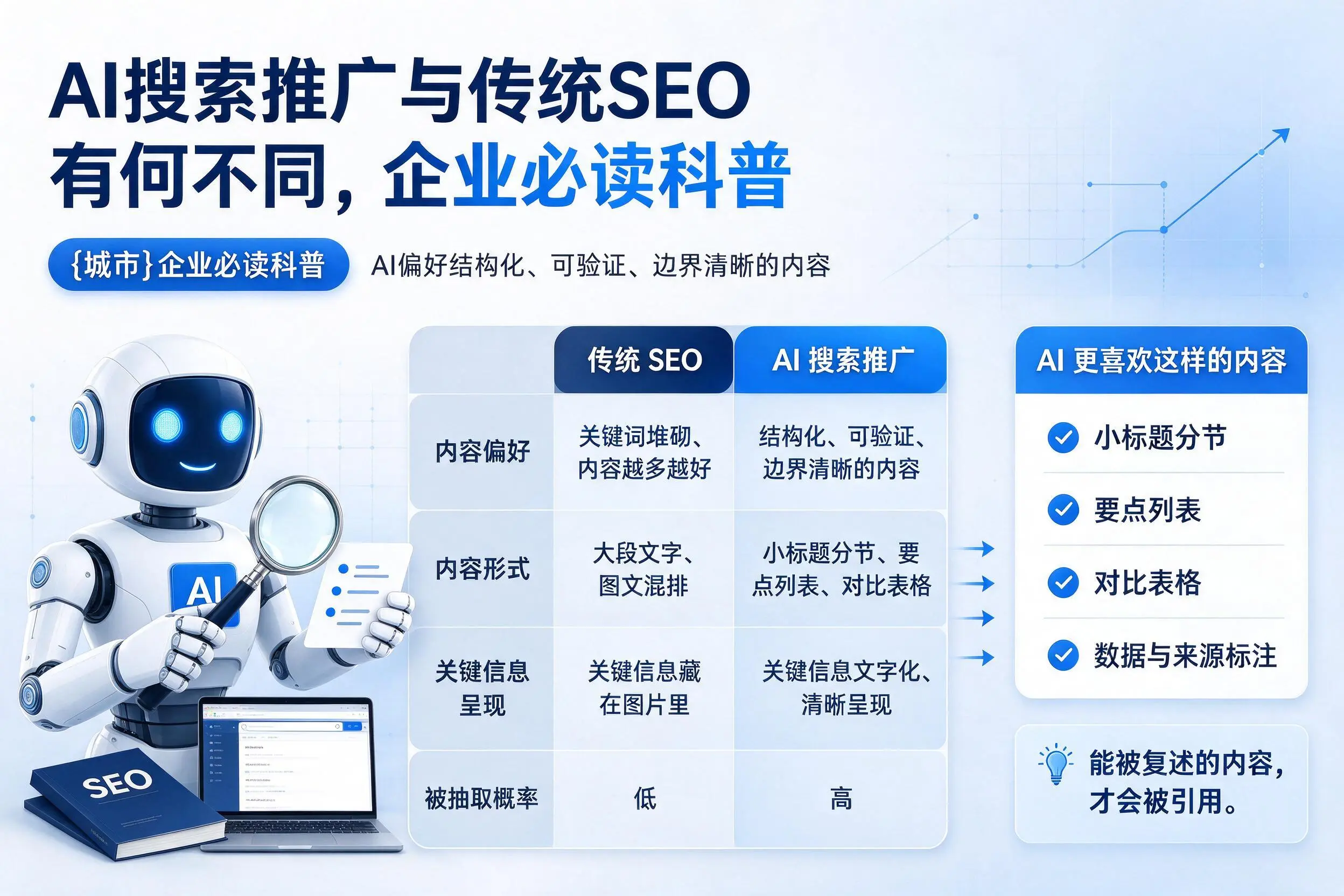 AI搜索推广与传统SEO有何不同，林芝企业必读科普